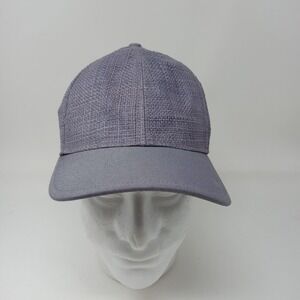Lululemon Hat Cap Strap Back Woven Straw Mesh Mens Small Gray Athletic Casual